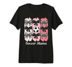 Soccer Mama Coquette Bow Soccer Mom T-Shirt - Streetwear Style for Adults
