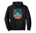 Soccer Mom Vibes Sports Cheer Hoodie - Streetwear Style Unisex