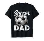 Soccer Dad Fatherhood Papa Soccer T-Shirt - Unique Graphic for Adults