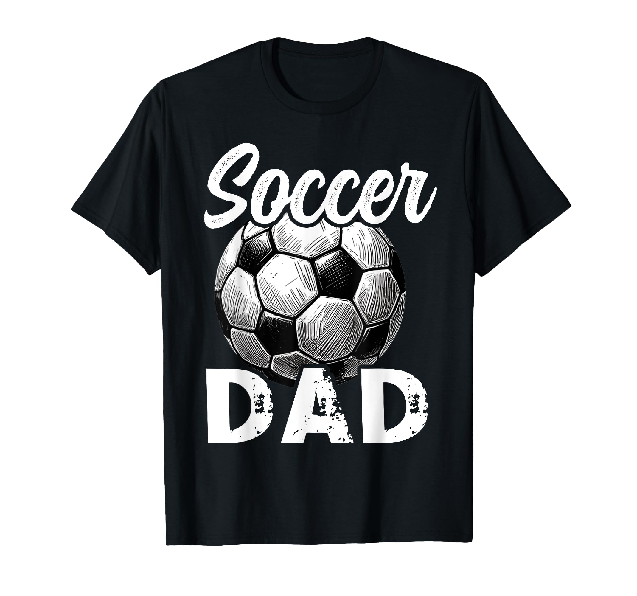 Soccer Dad Fatherhood Papa Soccer T-Shirt - Unique Graphic for Adults