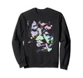 Pastel Soccer Player Sport Sweatshirt - Graphic Print Unisex