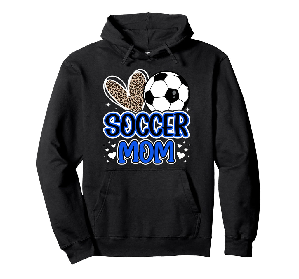 Soccer Mom Soccer Player Mother Heart Hoodie - Custom Art Print for Adults