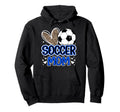 Soccer Mom Soccer Player Mother Heart Hoodie - Custom Art Print for Adults