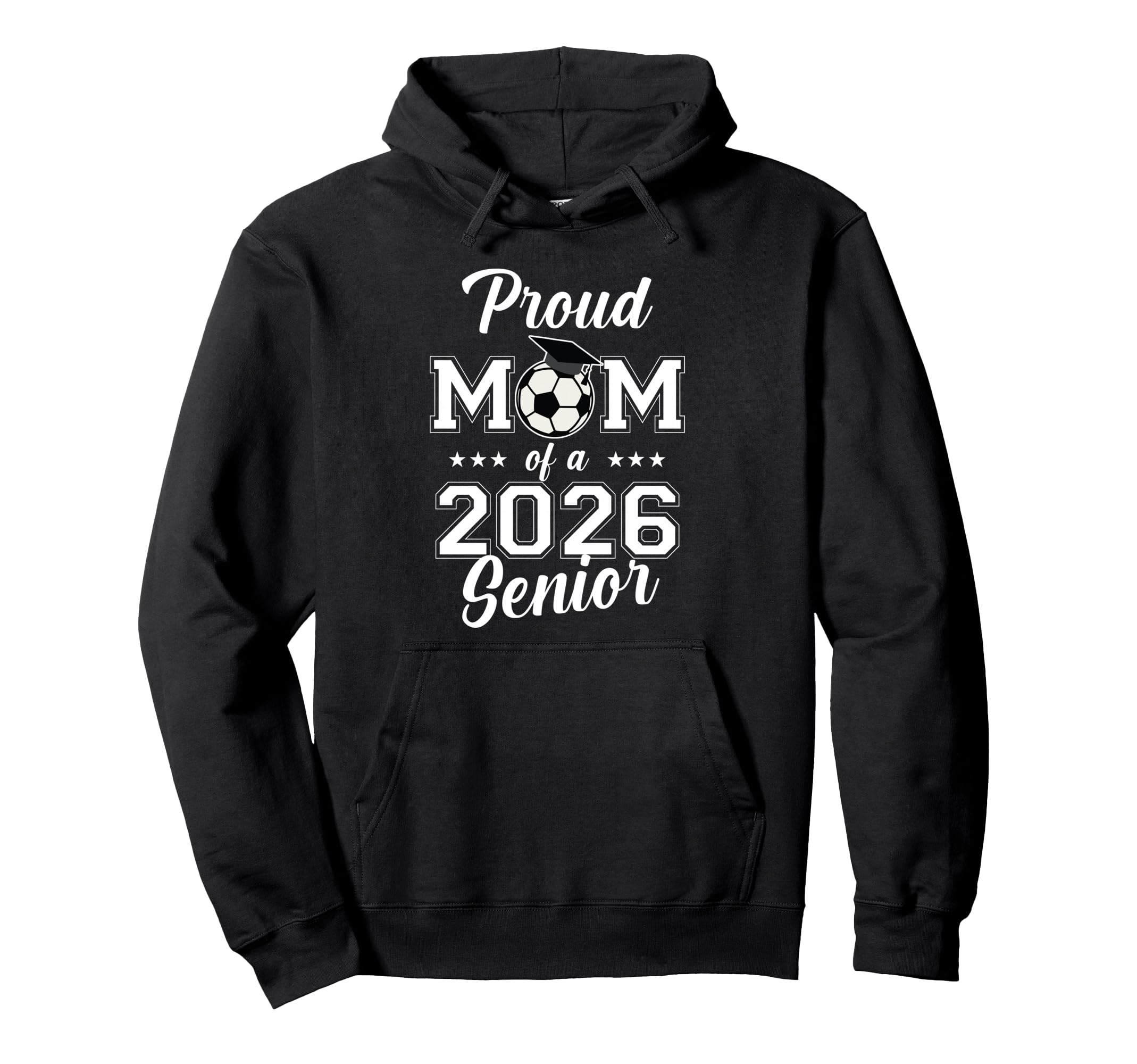Senior Mom Soccer Class 2026 Womens Hoodie - Streetwear Style Unisex