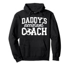 Daddys Assistant Coach Soccer Hoodie - Fun Novelty Design for Adults