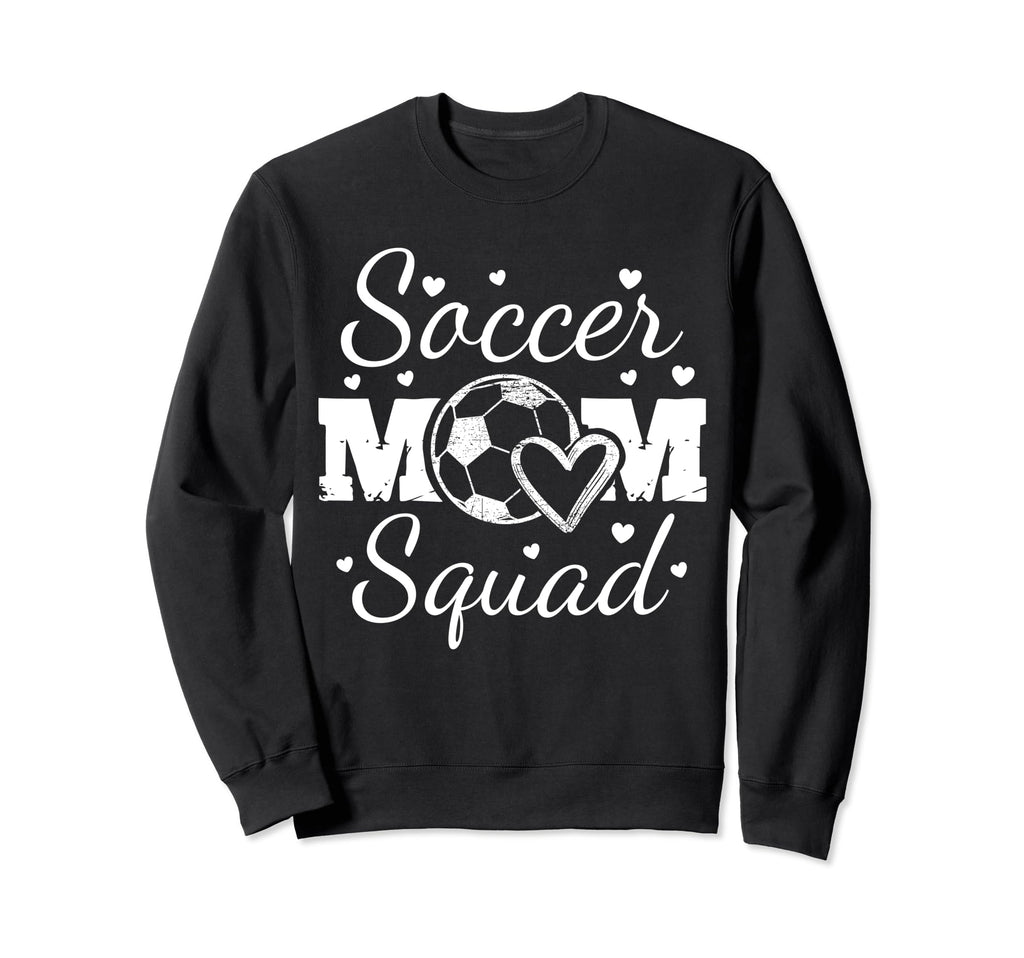 Soccer Mom Squad Mothers Day Sweatshirt - Graphic Print Unisex