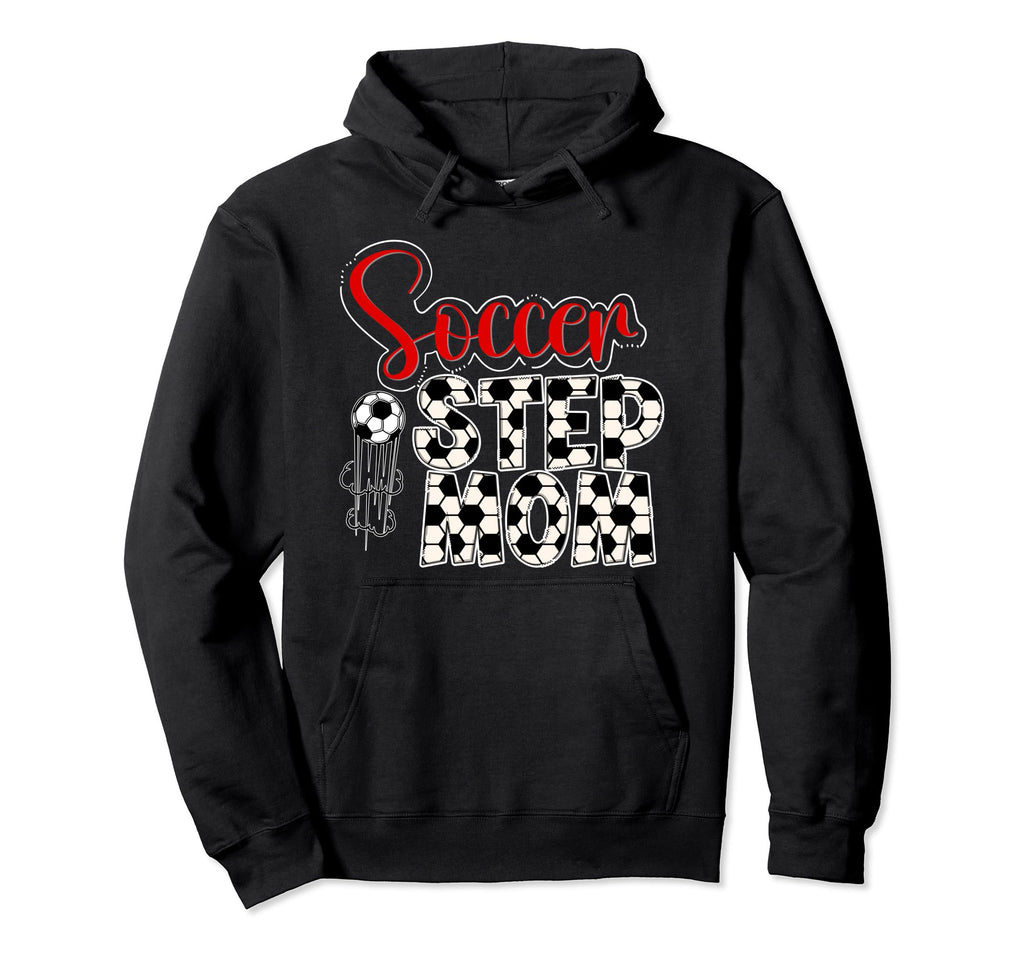 Soccer Step Mom Soccer Player Hoodie - Aesthetic Graphic Men Women