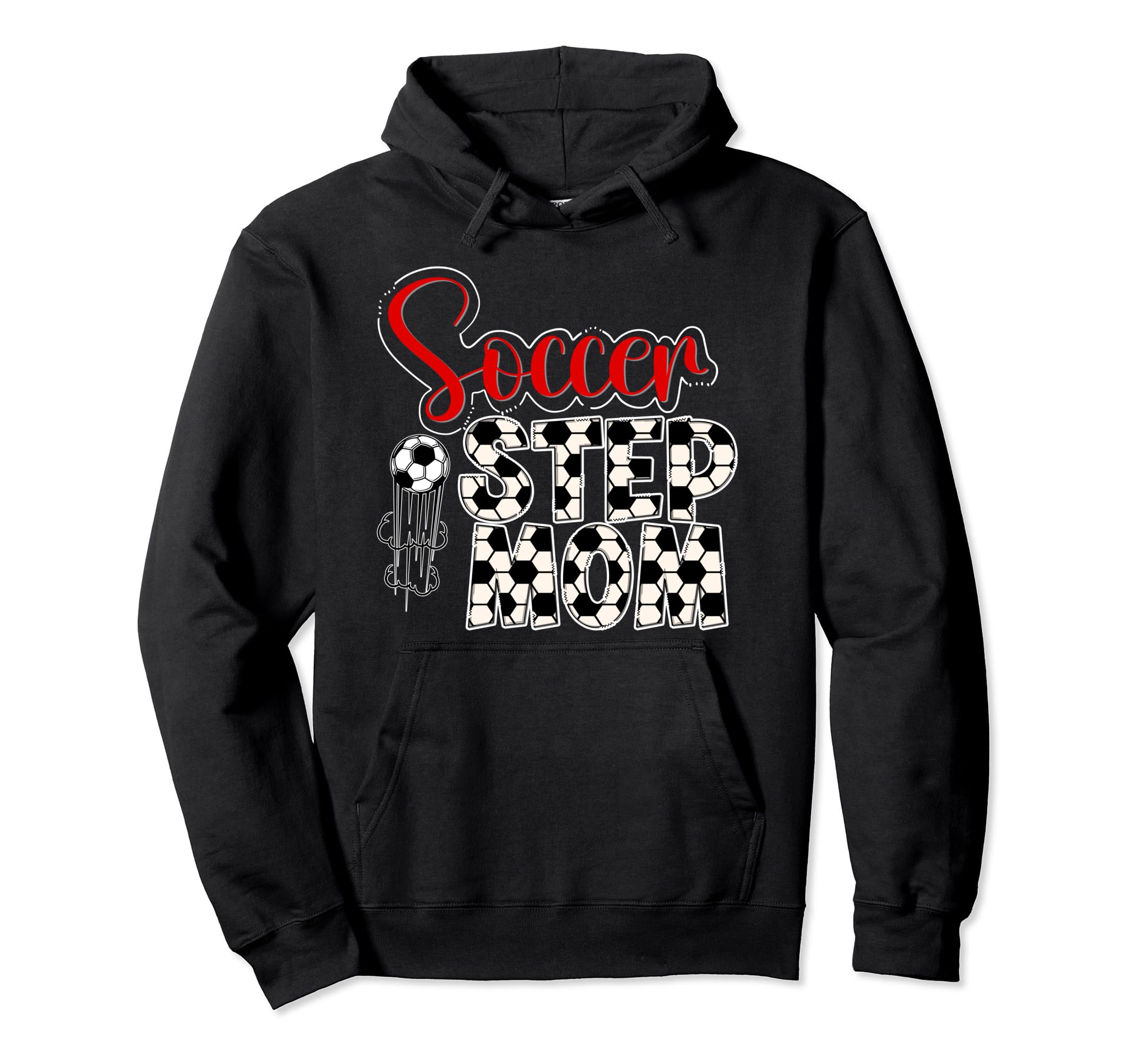 Soccer Step Mom Soccer Player Hoodie - Aesthetic Graphic Men Women