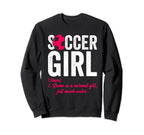 Soccer Definition Soccer Football Sweatshirt - Streetwear Style Men Women