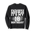 Bruh Its My 18Th Birthday Soccer 18 Sweatshirt - Fun Novelty Design Unisex
