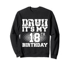Bruh Its My 18Th Birthday Soccer 18 Sweatshirt - Fun Novelty Design Unisex