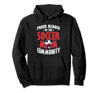 Soccer Mom Mommy Hoodie - Trendy Graphic Men Women