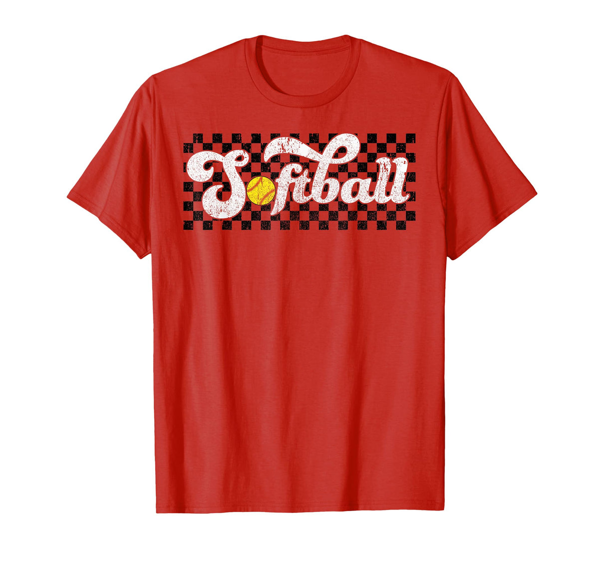 Softball Family Mom Dad Grandma Grandpa T-Shirt - Graphic Print Men Women