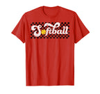 Softball Family Mom Dad Grandma T-Shirt - Custom Art Print Men Women
