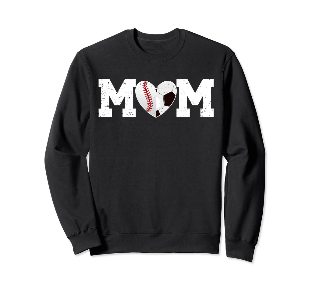Baseball Soccer Mom Soccer Sweatshirt - Aesthetic Graphic for Adults