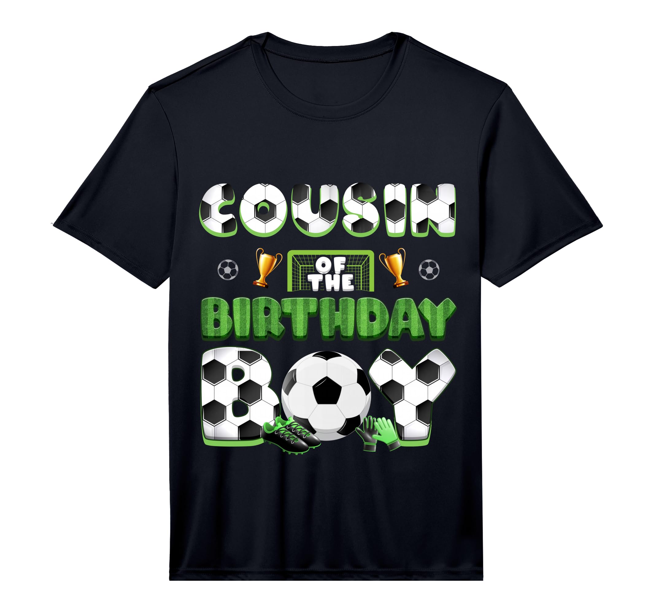 Cousin Birthday Soccer Group Family T-Shirt - Minimalist Print Unisex