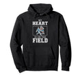 My Heart Is That Field Soccer Ball Player Hoodie - Novelty Apparel Unisex