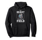 My Heart Is That Field Soccer Ball Player Hoodie - Novelty Apparel Unisex