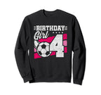 4 Year Old Soccer Birthday Sweatshirt - Casual Everyday Wear for Adults