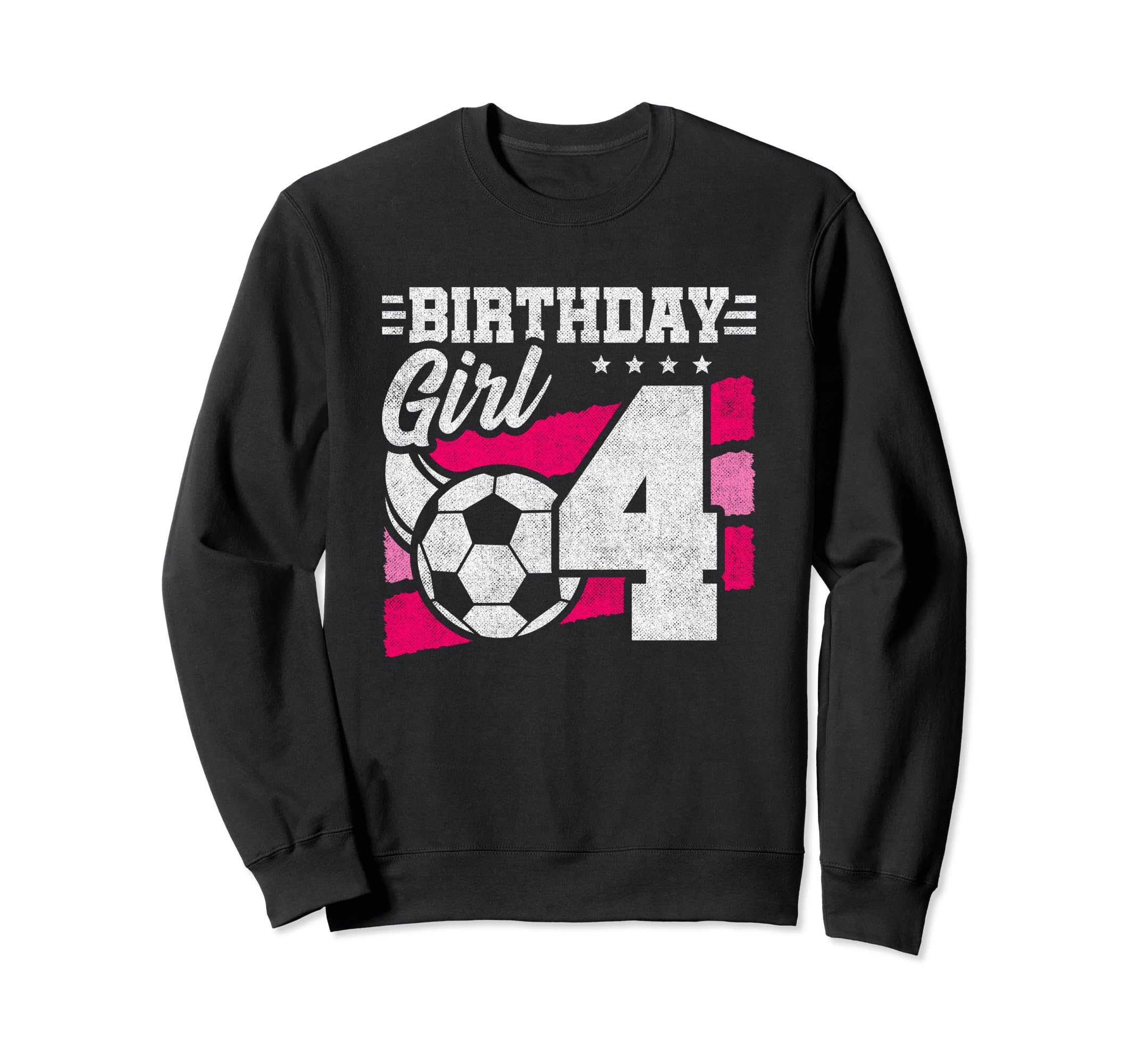 4 Year Old Soccer Birthday Sweatshirt - Casual Everyday Wear for Adults