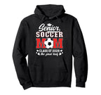 Soccer Senior Mom Class 2026 Soccer Hoodie - Graphic Print for Adults