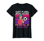 Who Loves Anime Soccer Football Japaese T-Shirt - Graphic Print for Adults