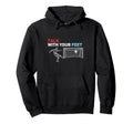 Soccer Talk Your Feet Soccer Players Hoodie - Aesthetic Graphic Unisex