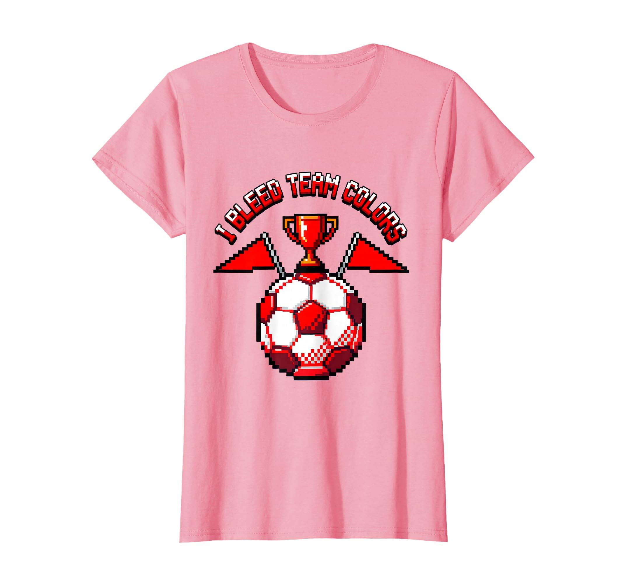 I Bleed Team Colors Proud Soccer Mom T-Shirt - Streetwear Style for Adults