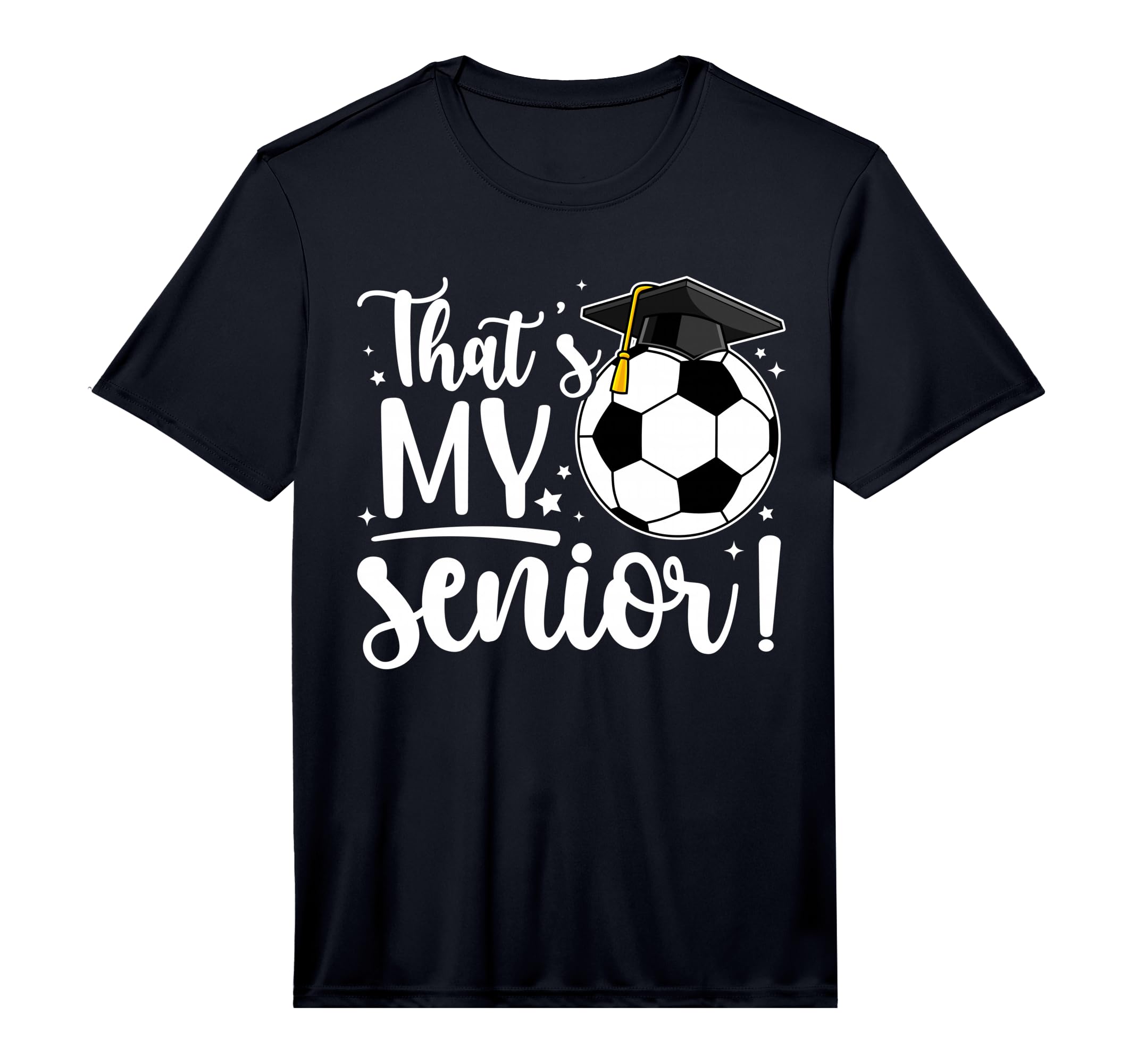 Mens Thats My Senior Soccer Senior Mom T-Shirt - Graphic Print Men Women