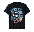 Funny Soccer Moms Club Coffee Lovers T-Shirt - Custom Art Print Men Women