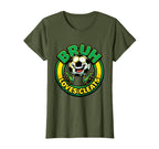 Bruh Loves Cleats Funny Soccer Ball T-Shirt - Unique Graphic Men Women