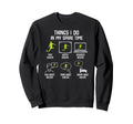 Things I Do My Spare Time Soccer Sweatshirt - Aesthetic Graphic Men Women