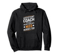 Funny Assistant Coach Soccer Sweatshirt - Fun Novelty Design Unisex