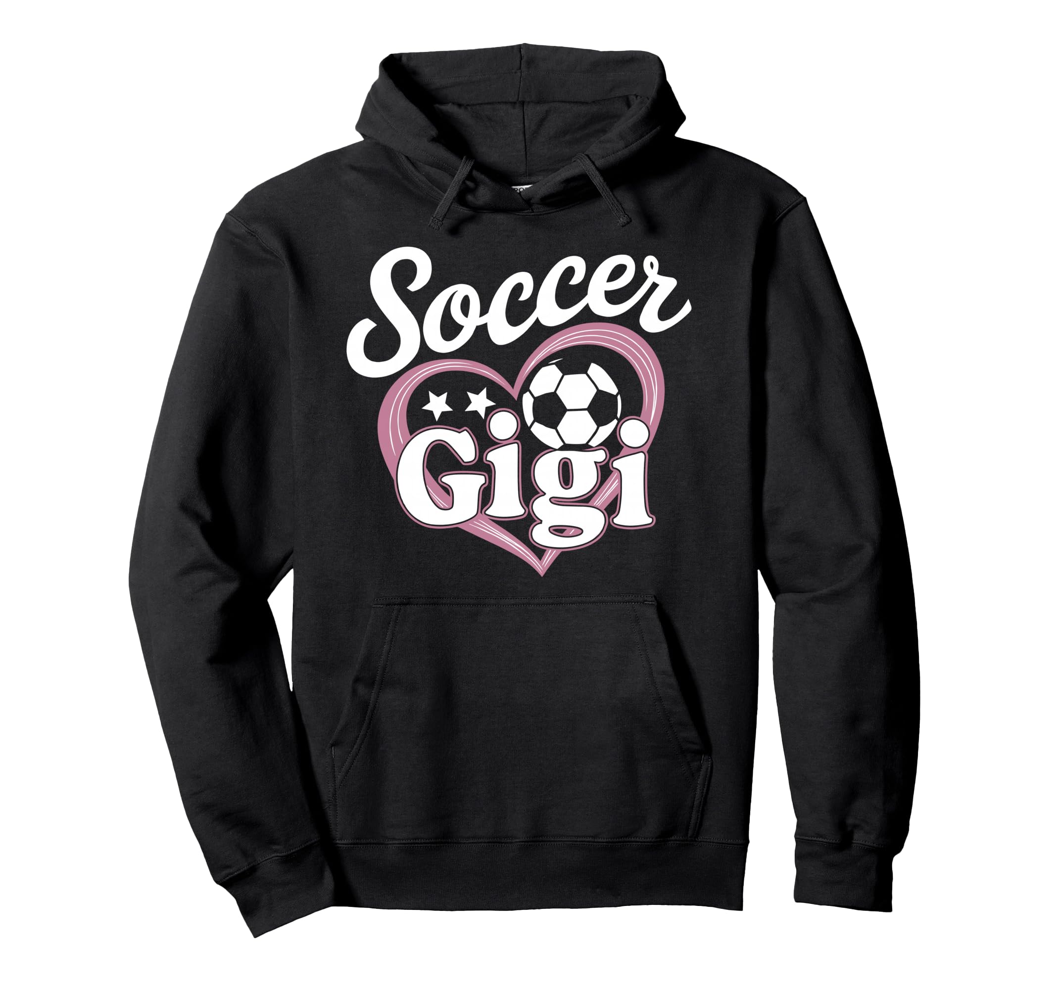 Soccer Gigi Grandma Heart Football Hoodie - Streetwear Style Men Women