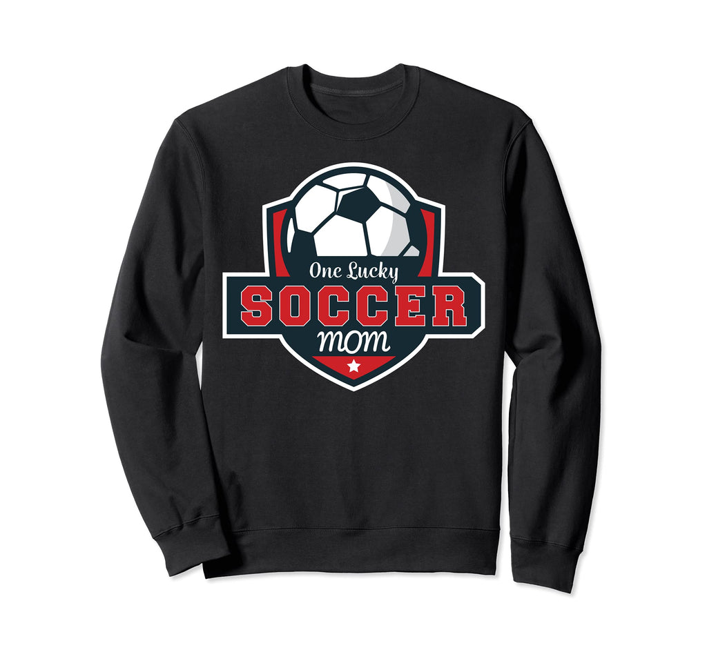 Mothers Day Sporty Womens One Lucky Sweatshirt - Trendy Graphic Unisex