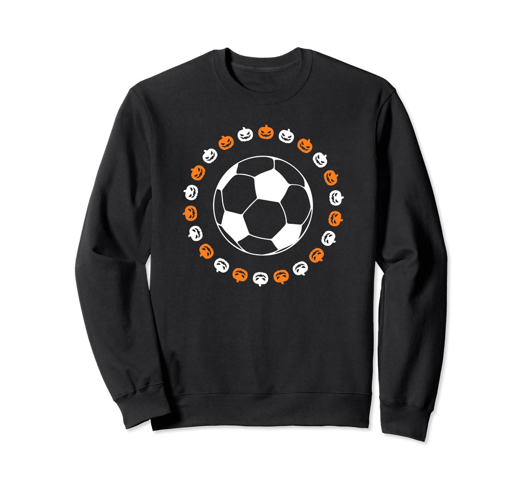 Soccer And Halloween Funny And Sweatshirt - Unique Graphic Men Women