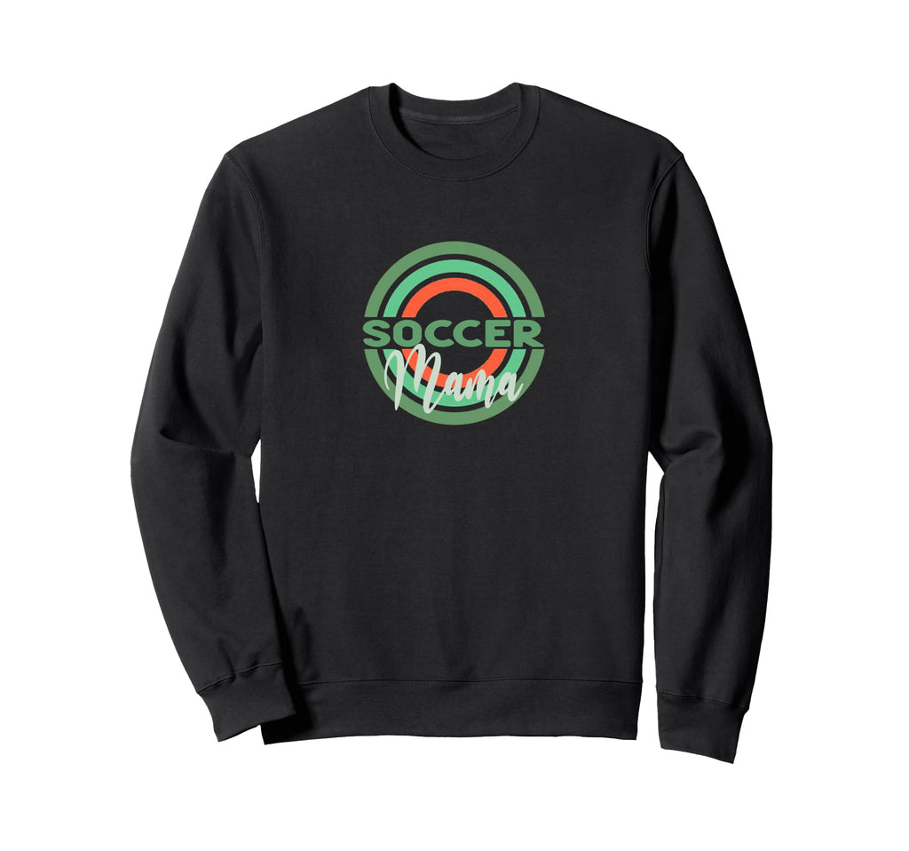 Soccer Mama Modern Soccer Circles Sweatshirt - Minimalist Print for Adults