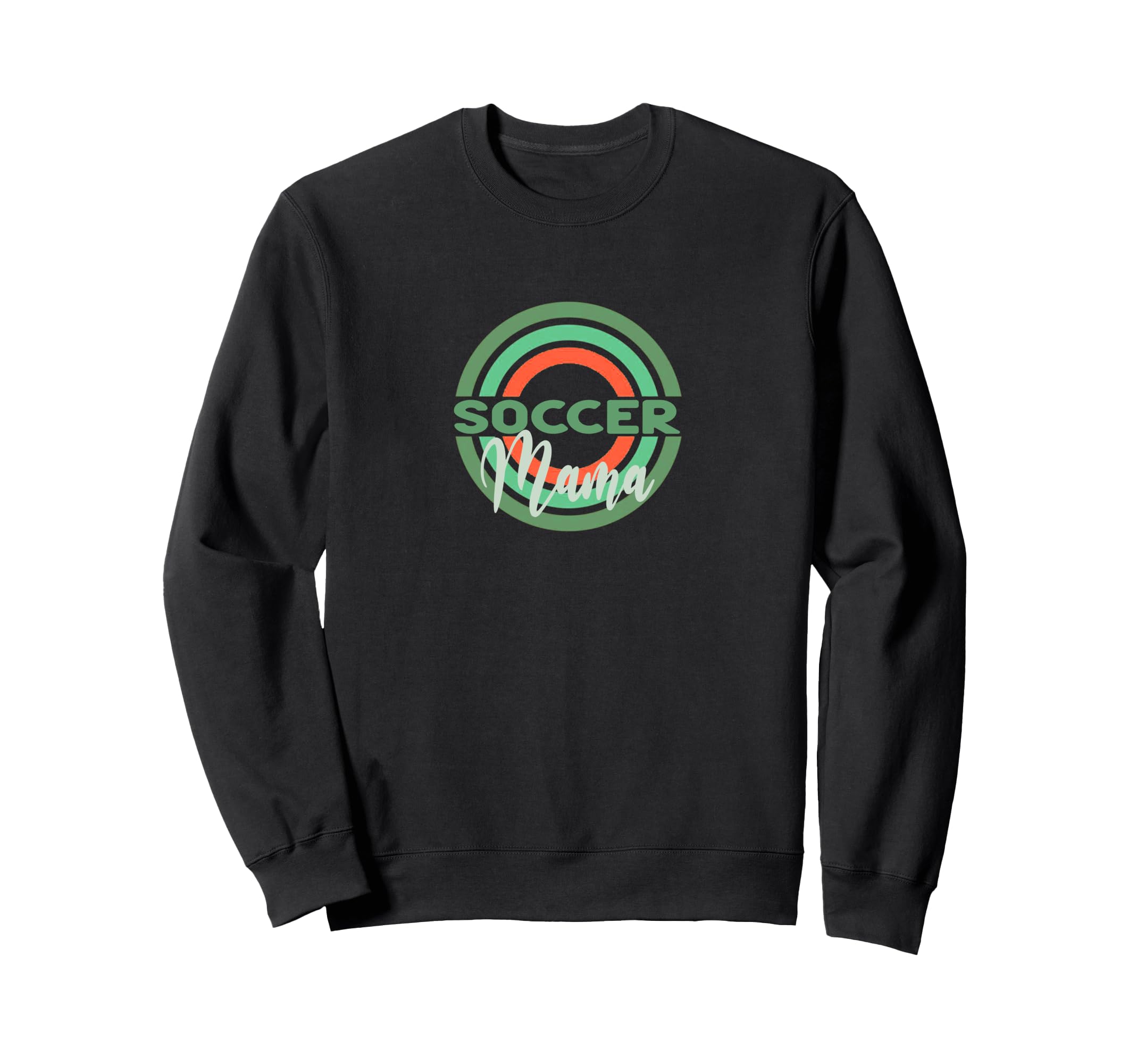 Soccer Mama Modern Soccer Circles Sweatshirt - Minimalist Print for Adults