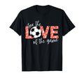 Love Game Soccer Fan T-Shirt - Minimalist Print Unisex
