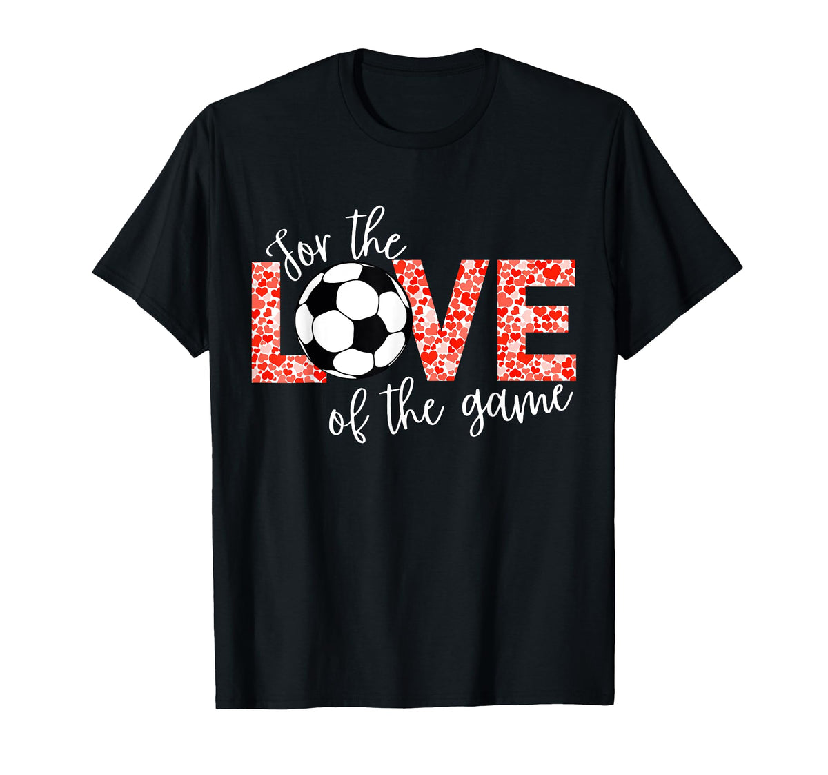 Love Game Soccer Fan T-Shirt - Minimalist Print Unisex