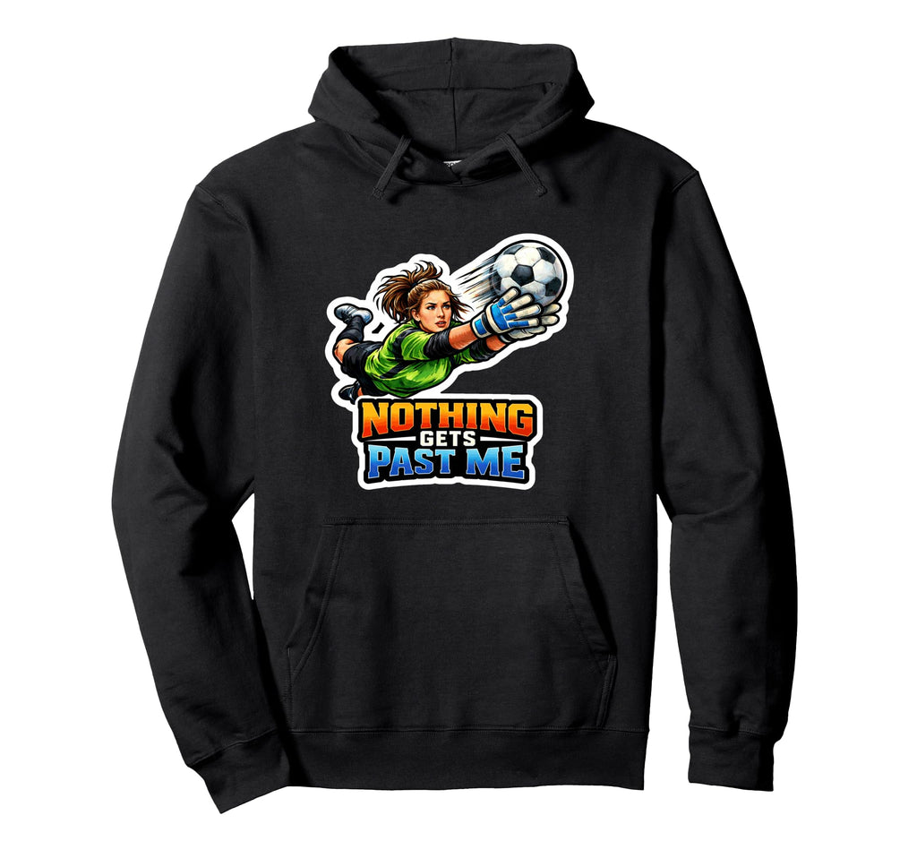 Soccer Goalie Power Hoodie - Fun Novelty Design for Adults
