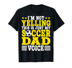 Funny Im Not Yelling This Is Just My T-Shirt - Minimalist Print for Adults