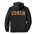 Coach Sports Trainer Yellow Hoodie - Fun Novelty Design for Adults