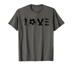 Soccer Love Gift Football Player Teens T-Shirt - Trendy Graphic Men Women