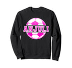 Anjuli Name Soccer Play Football Sweatshirt - Novelty Apparel Unisex