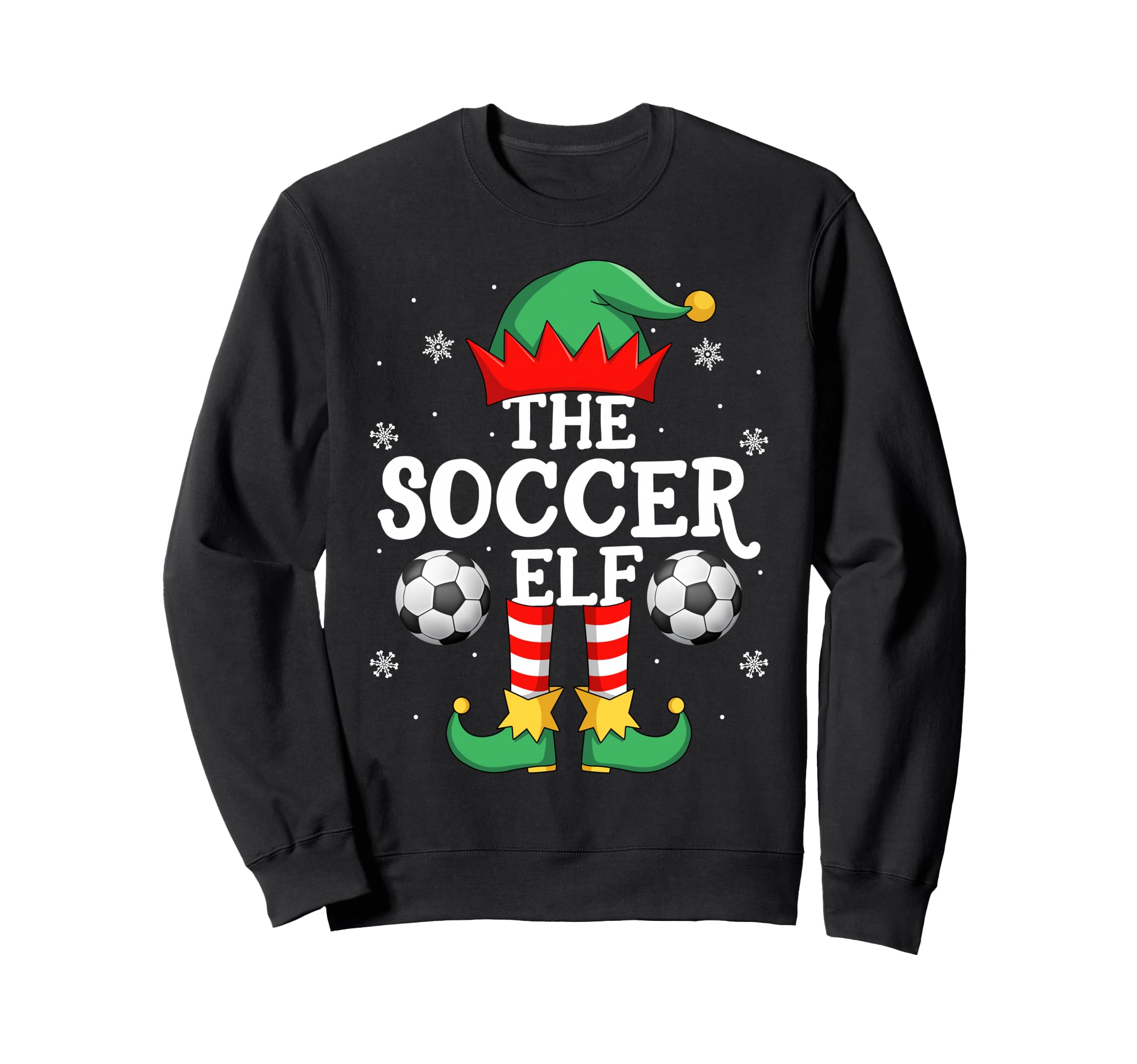 Soccer Elf Family Elf Squad Sweatshirt - Aesthetic Graphic Men Women