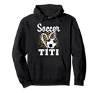 Soccer Titi Leopard Heart Matching Hoodie - Custom Art Print Men Women