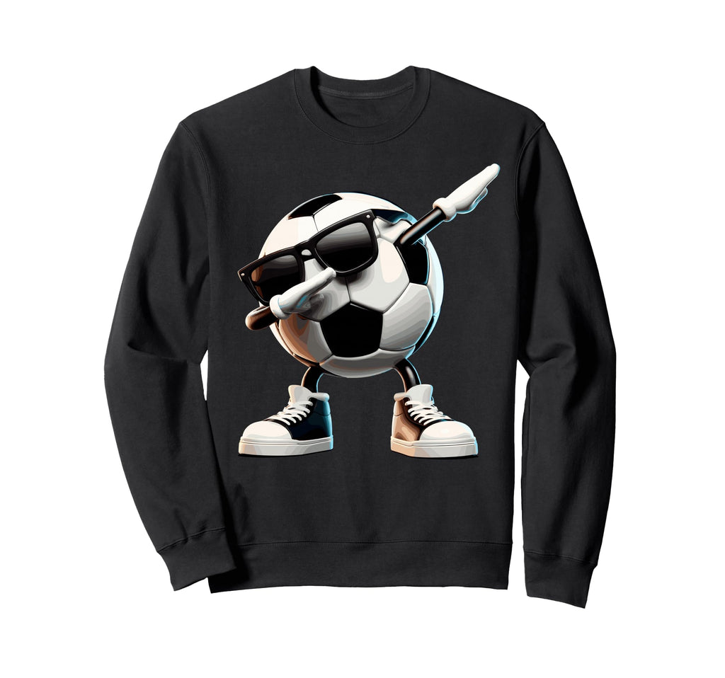 Funny Dabbing Dab Soccer Player Sweatshirt - Custom Art Print Men Women