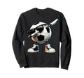 Funny Dabbing Dab Soccer Player Sweatshirt - Custom Art Print Men Women