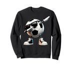 Funny Dabbing Dab Soccer Player Sweatshirt - Custom Art Print Men Women